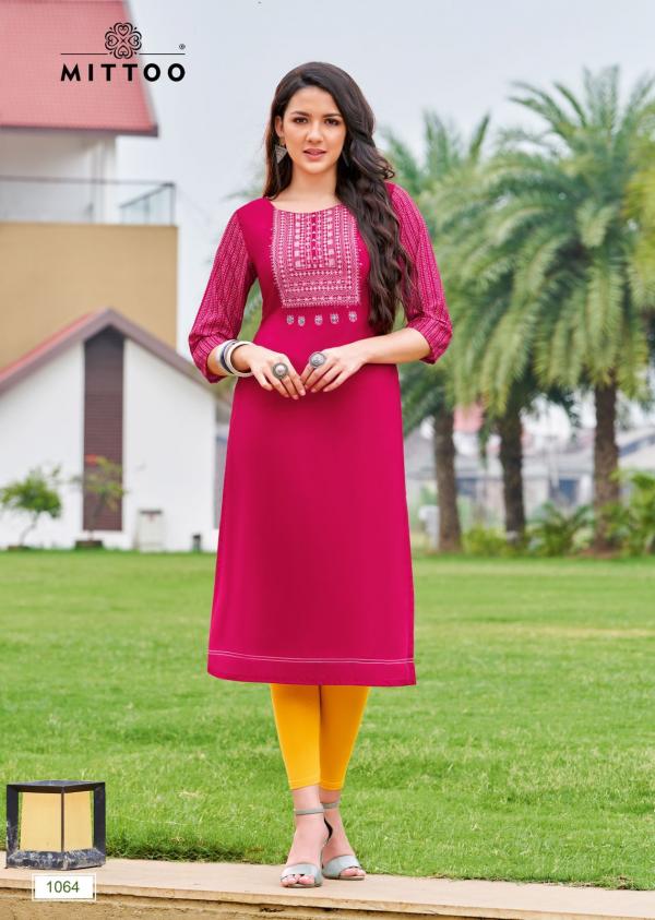 Mittoo Prince 2 Rayon Casual Wear Designer Kurti Collection